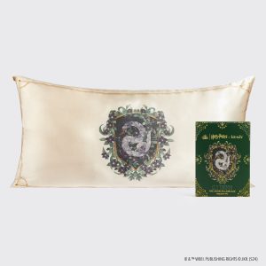 Kitsch x Harry Potter Satin Pillowcase in Slytherin - King